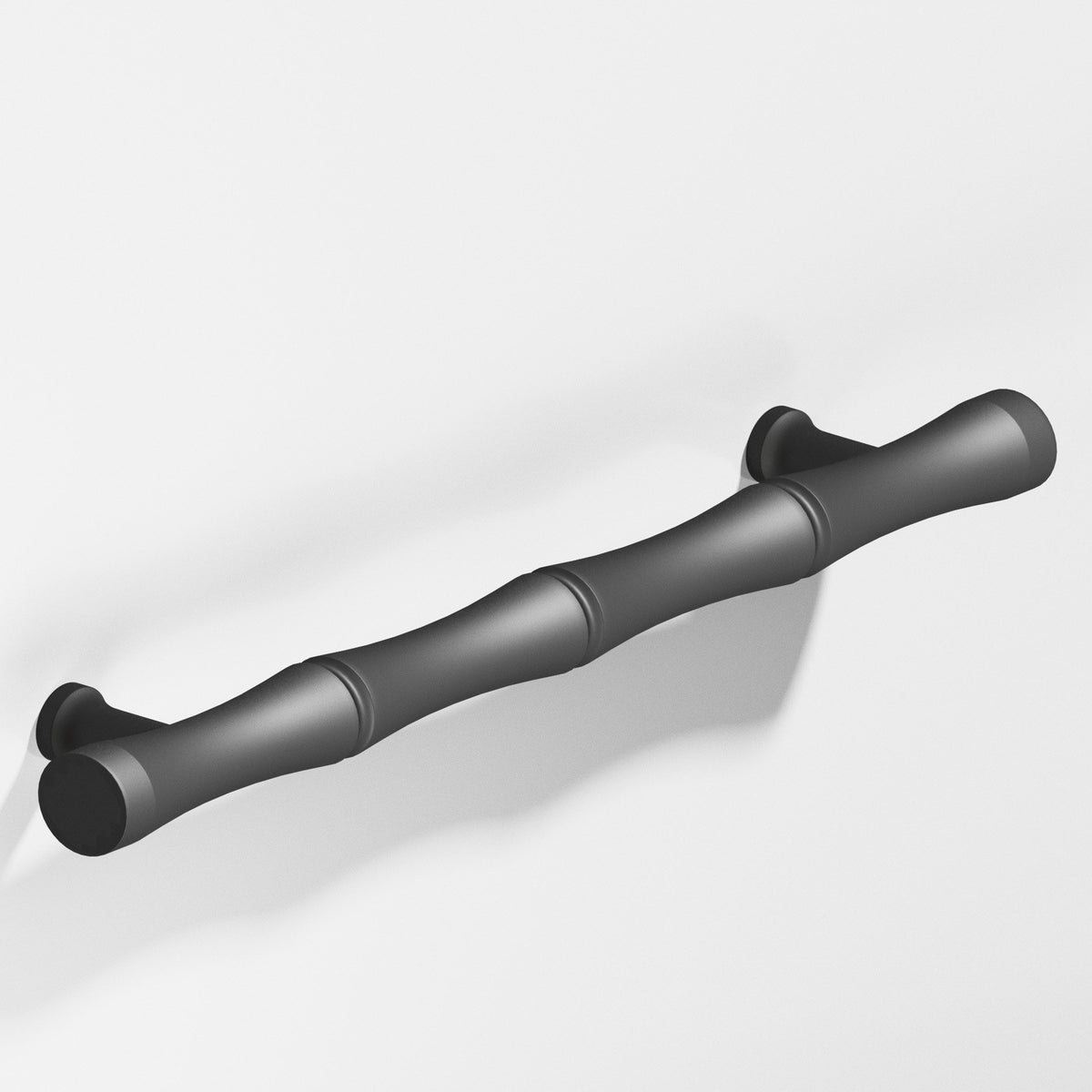 Colonial Bronze 280 Bamboo Cabinet Pull with Flared Posts - Matte Graphite