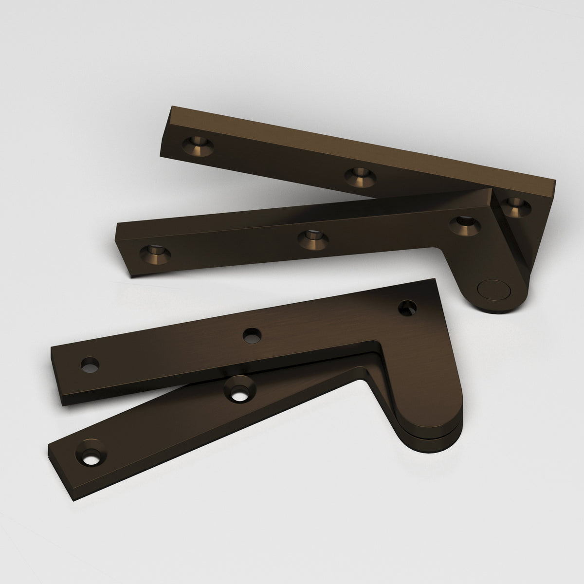 Colonial Bronze 3-1/2 Fixed Pin Pivot Hinge, 3-7/8 in (Pair)