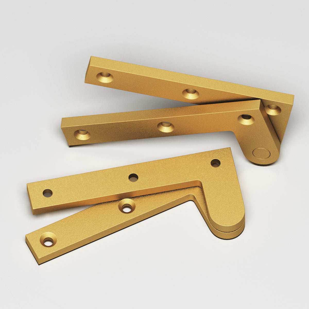 Colonial Bronze 3-1/2 Fixed Pin Pivot Hinge, 3-7/8 in (Pair) - Frost Brass™