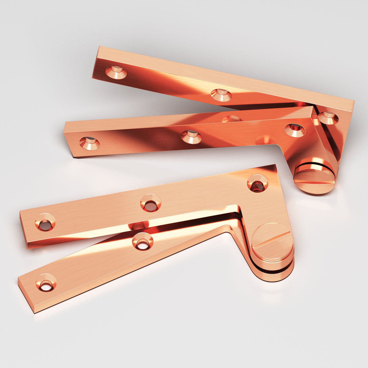 Colonial Bronze 5 Removable Screw Pivot Hinge, 4-3/8 in (Pair) - Satin Copper
