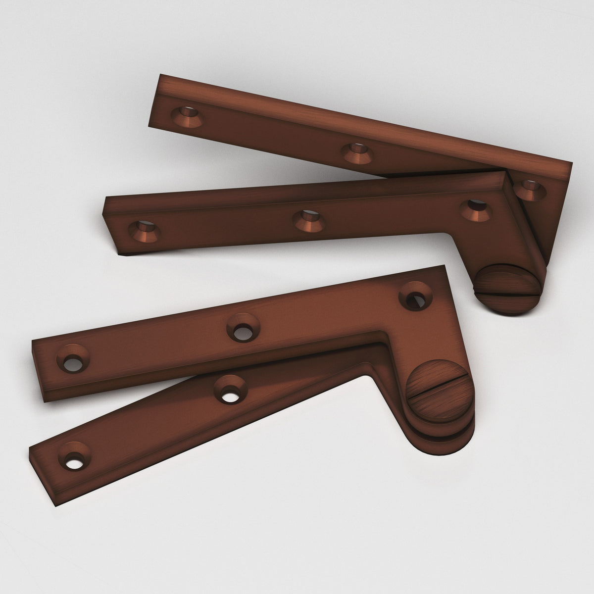 Colonial Bronze 5 Removable Screw Pivot Hinge, 4-3/8 in (Pair) - Matte Antique Copper