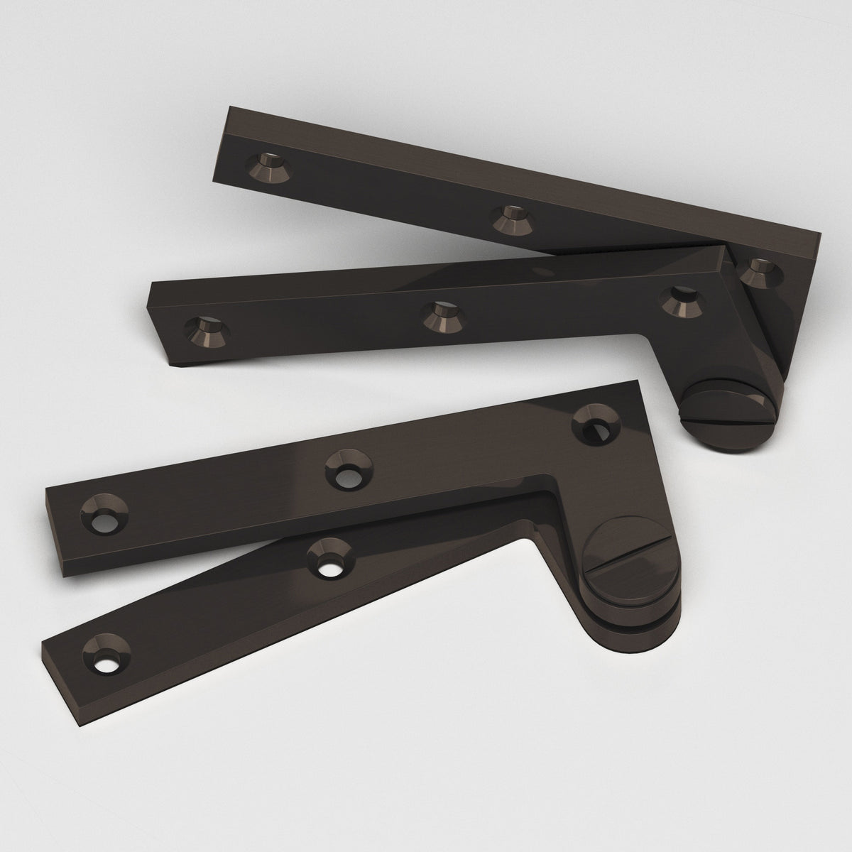 Colonial Bronze 5 Removable Screw Pivot Hinge, 4-3/8 in (Pair) - Dark Statuary Bronze