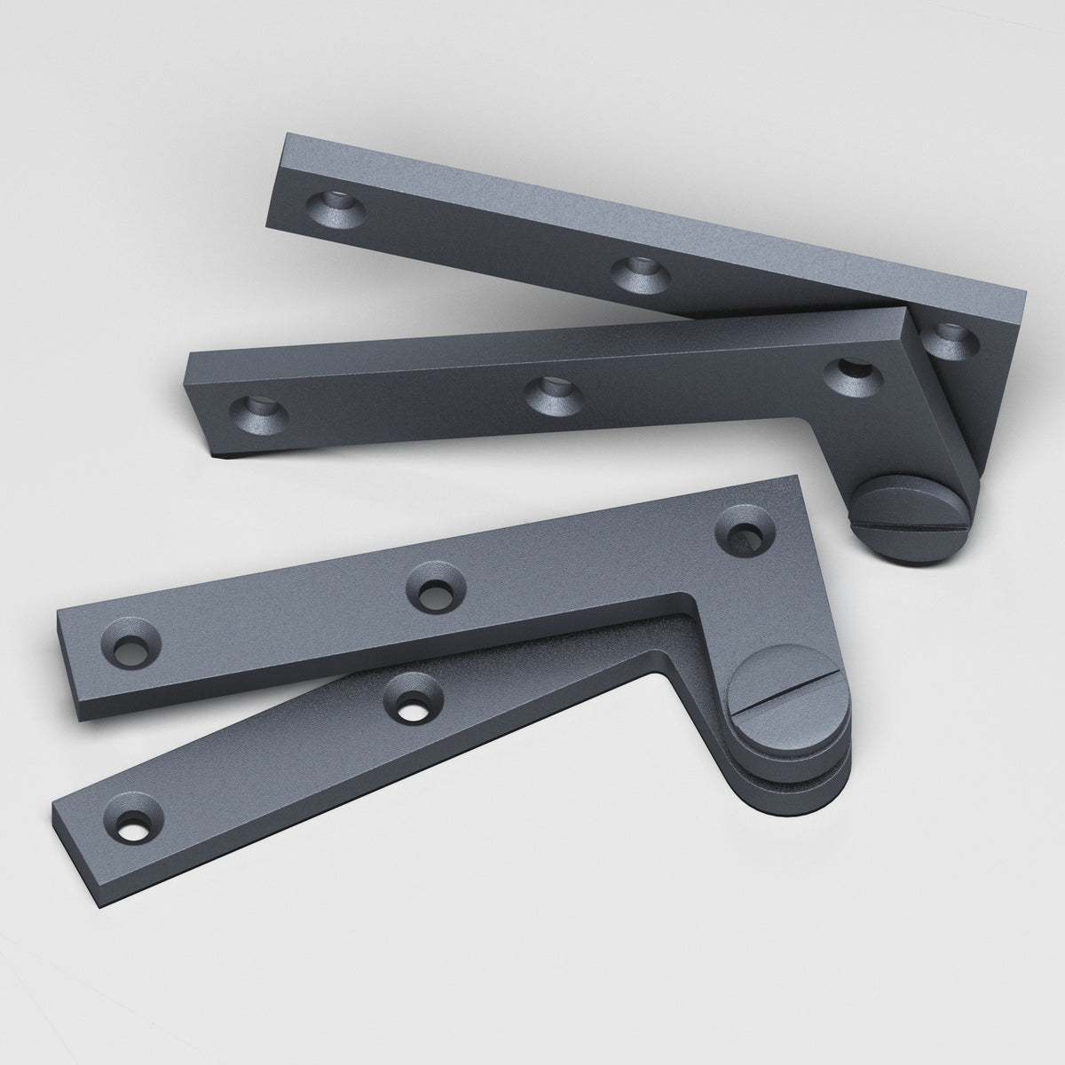 Colonial Bronze 5 Removable Screw Pivot Hinge, 4-3/8 in (Pair) - Frost Chrome™
