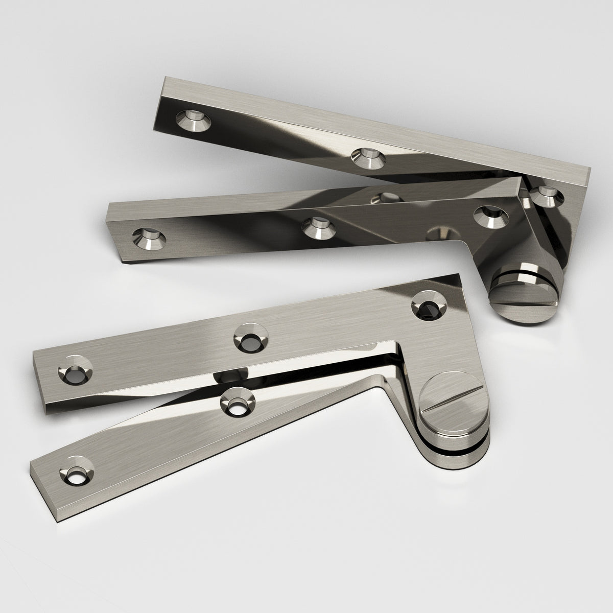 Colonial Bronze 5 Removable Screw Pivot Hinge, 4-3/8 in (Pair) - Nickel Stainless