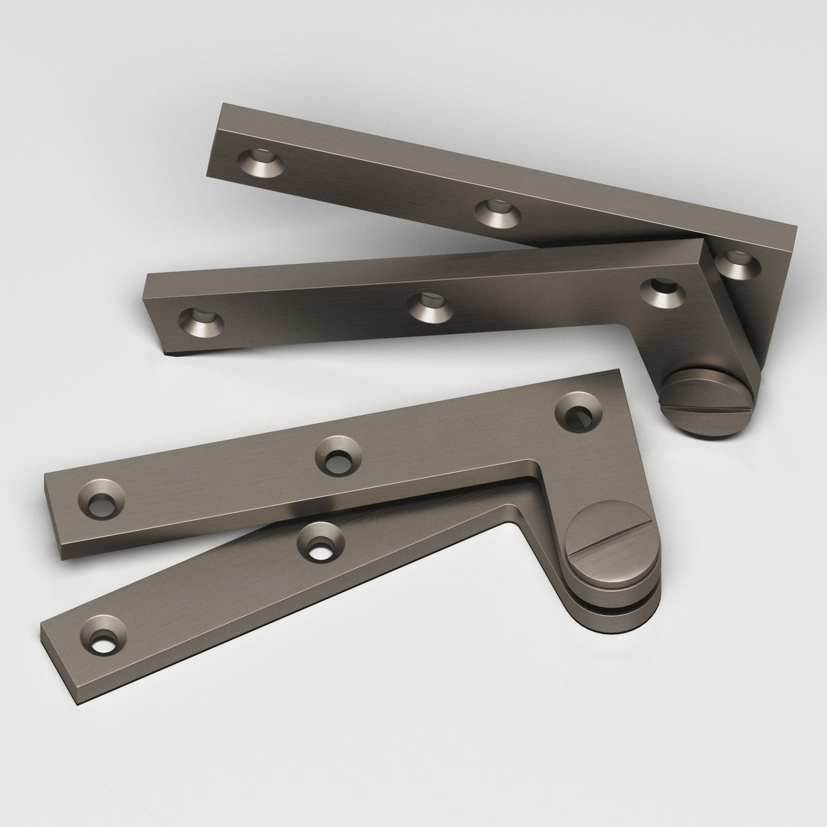 Colonial Bronze 5 Removable Screw Pivot Hinge, 4-3/8 in (Pair) - Matte Pewter