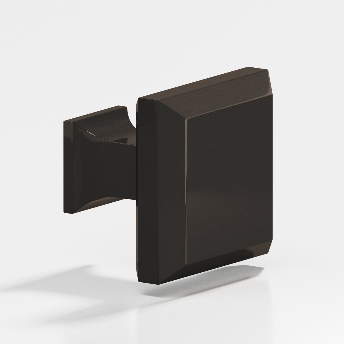 Colonial Bronze 529 Square Beveled Knob with Flared Square Post, 1-1/2 in