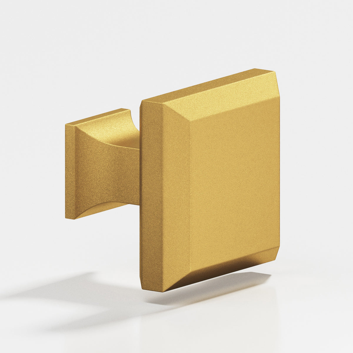 Colonial Bronze 517 Square Beveled Knob with Flared Square Post, 1 in - Frost Brass™