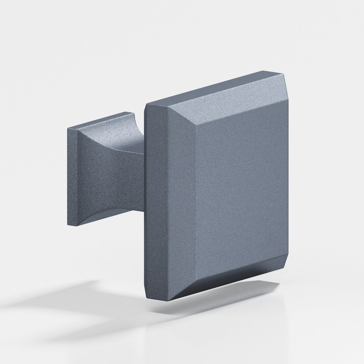 Colonial Bronze 517 Square Beveled Knob with Flared Square Post, 1 in - Frost Chrome™