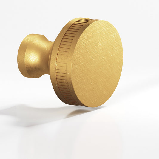 Colonial Bronze 583 Coined Sandwich Knob, 1 in Diameter
