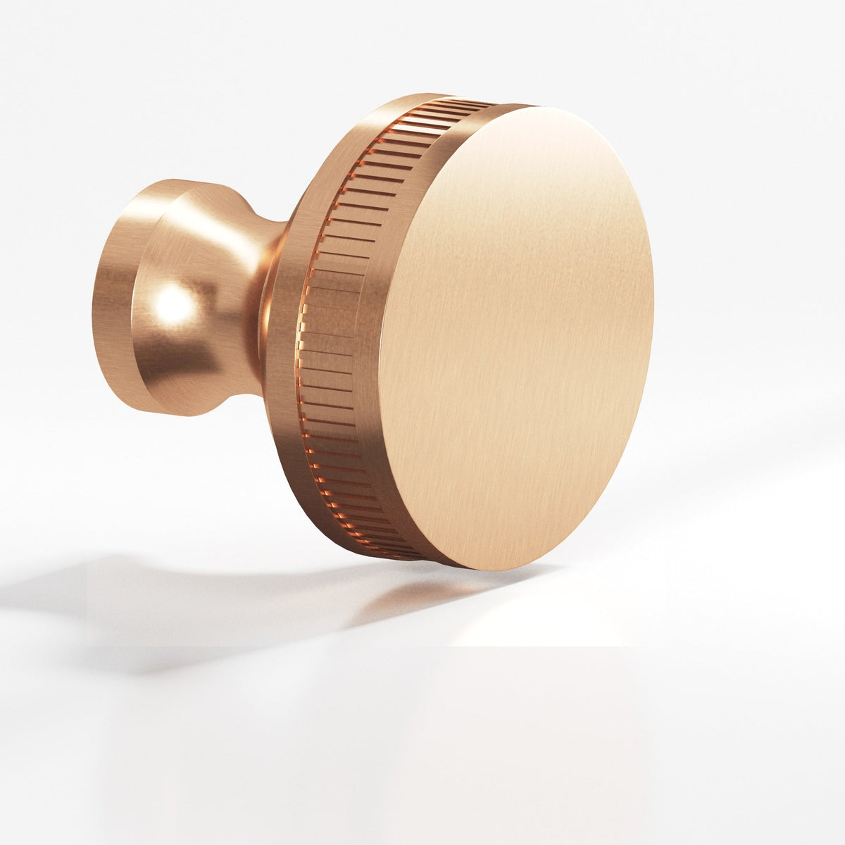 Colonial Bronze 583 Coined Sandwich Knob, 1 in Diameter - Satin Bronze