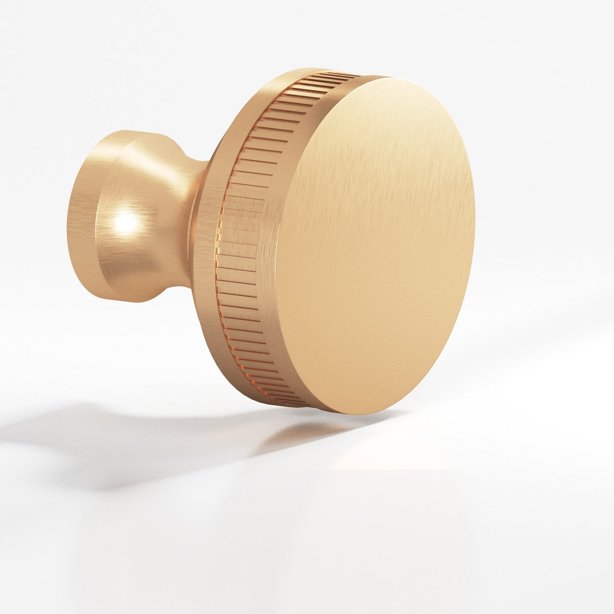 Colonial Bronze 583 Coined Sandwich Knob, 1 in Diameter - Matte Satin Bronze