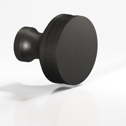 Colonial Bronze 585BB Coined Sandwich Back-to-Back Shower Door Knob Kit, 1-1/2 in Diameter - Frost Black™