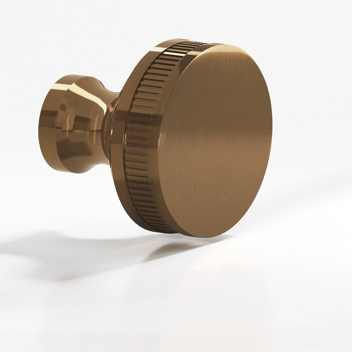 Colonial Bronze 585BB Coined Sandwich Back-to-Back Shower Door Knob Kit, 1-1/2 in Diameter - Light Statuary Bronze