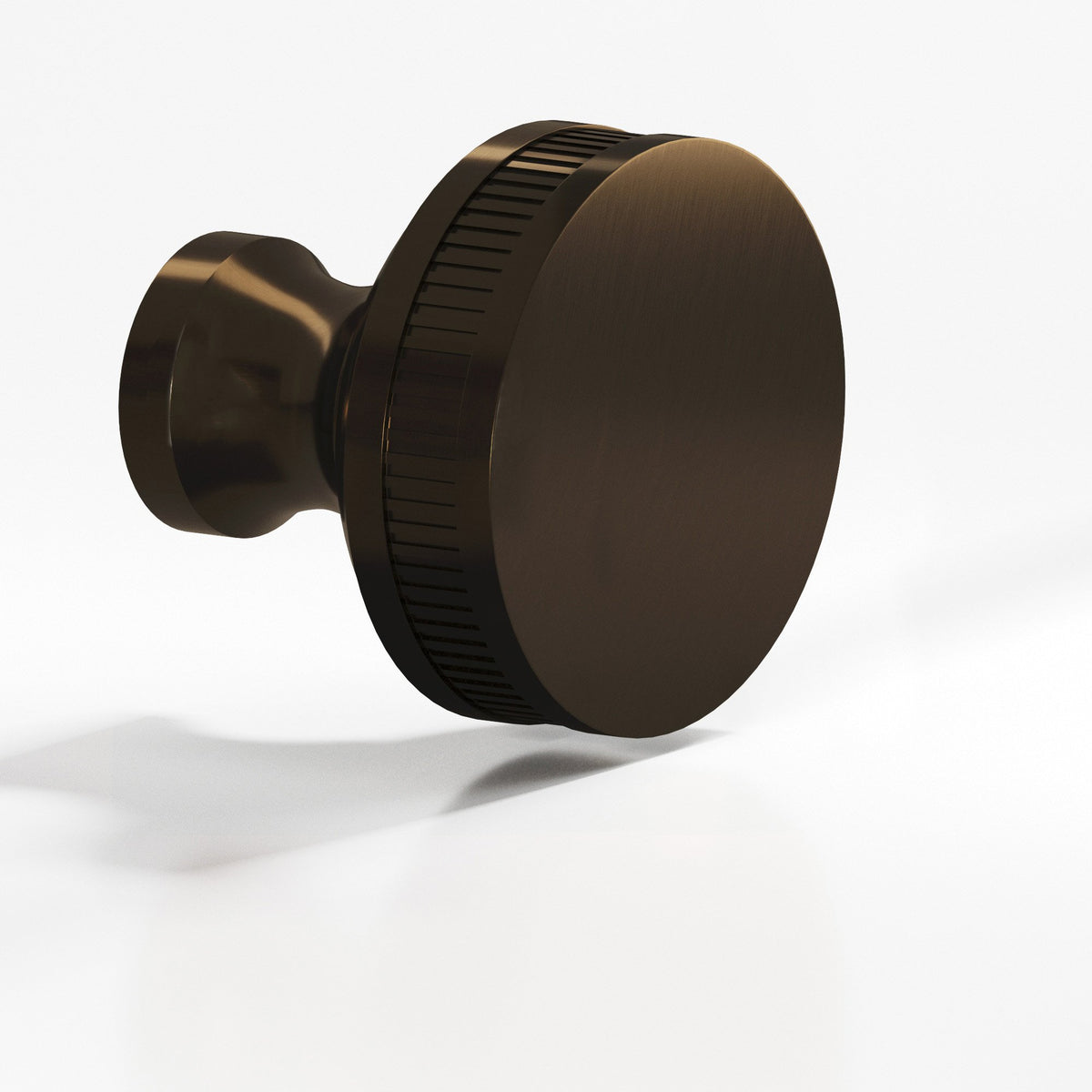 Colonial Bronze 583 Coined Sandwich Knob, 1 in Diameter - Oil Rubbed Bronze
