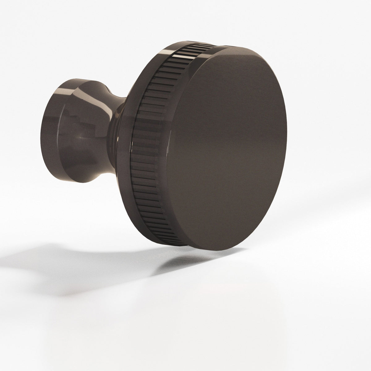 Colonial Bronze 585BB Coined Sandwich Back-to-Back Shower Door Knob Kit, 1-1/2 in Diameter - Dark Statuary Bronze