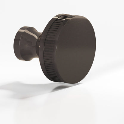 Colonial Bronze 585BB Coined Sandwich Back-to-Back Shower Door Knob Kit, 1-1/2 in Diameter - Dark Statuary Bronze