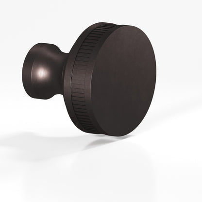 Colonial Bronze 584BB Coined Sandwich Back-to-Back Shower Door Knob Kit, 1-1/4 in Diameter - Matte Dark Statuary Bronze