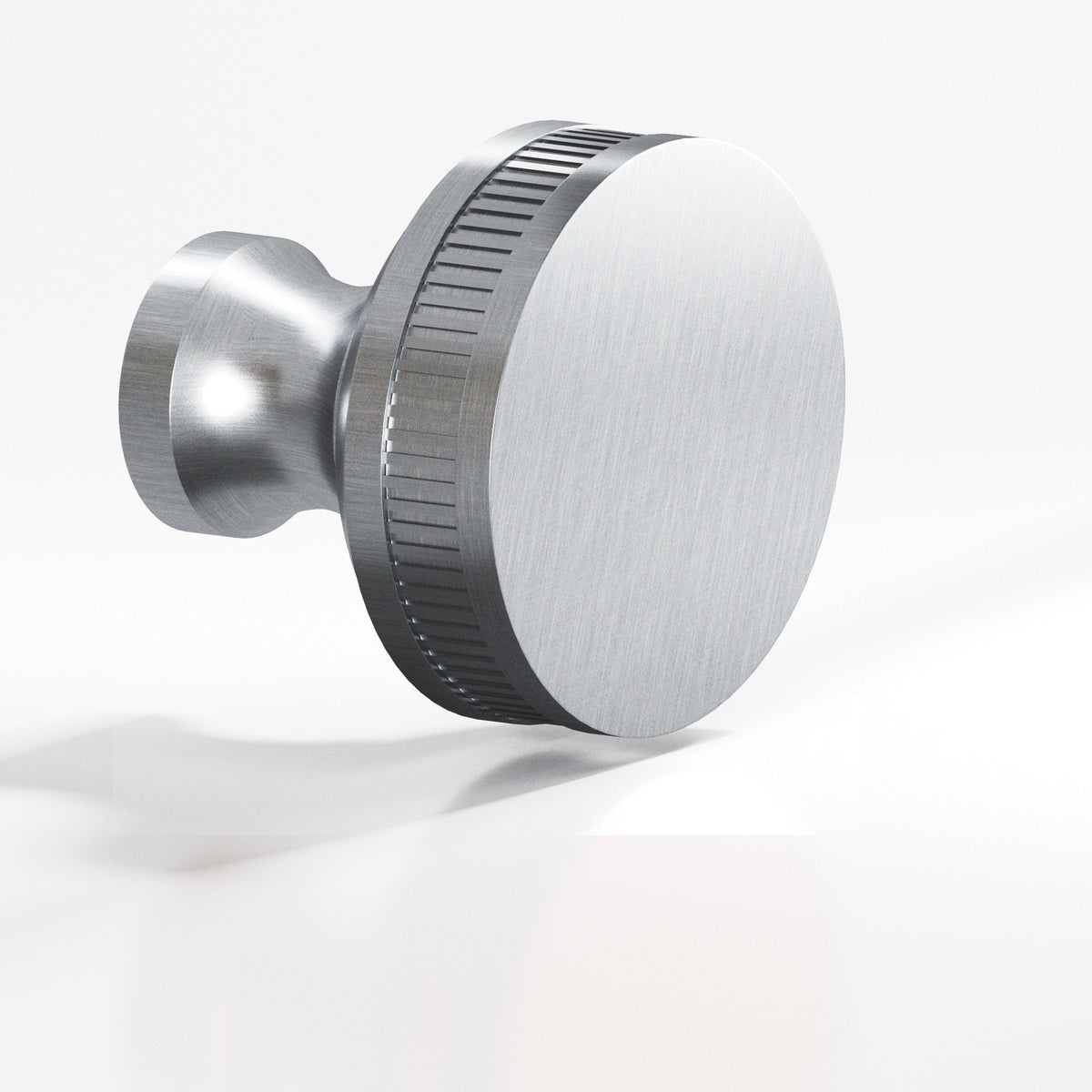 Colonial Bronze 584BB Coined Sandwich Back-to-Back Shower Door Knob Kit, 1-1/4 in Diameter - Satin Chrome