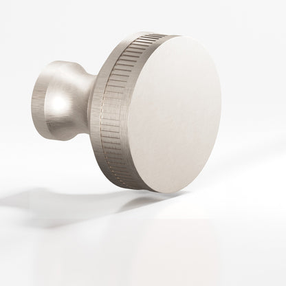 Colonial Bronze 585BB Coined Sandwich Back-to-Back Shower Door Knob Kit, 1-1/2 in Diameter - Matte Satin Nickel