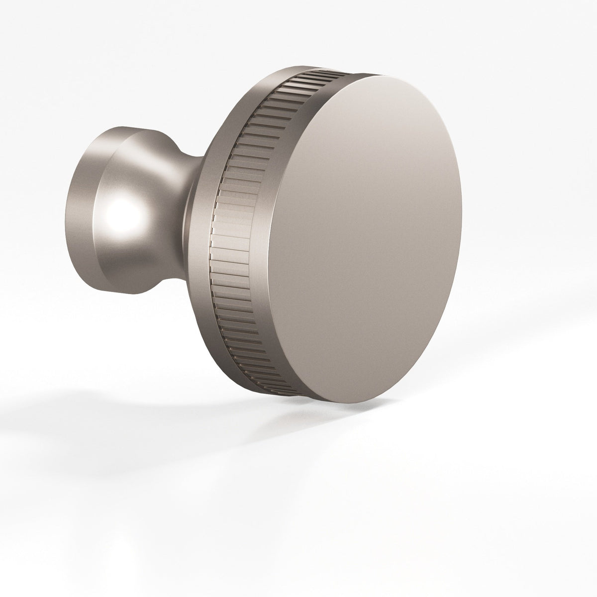 Colonial Bronze 583 Coined Sandwich Knob, 1 in Diameter - Pewter