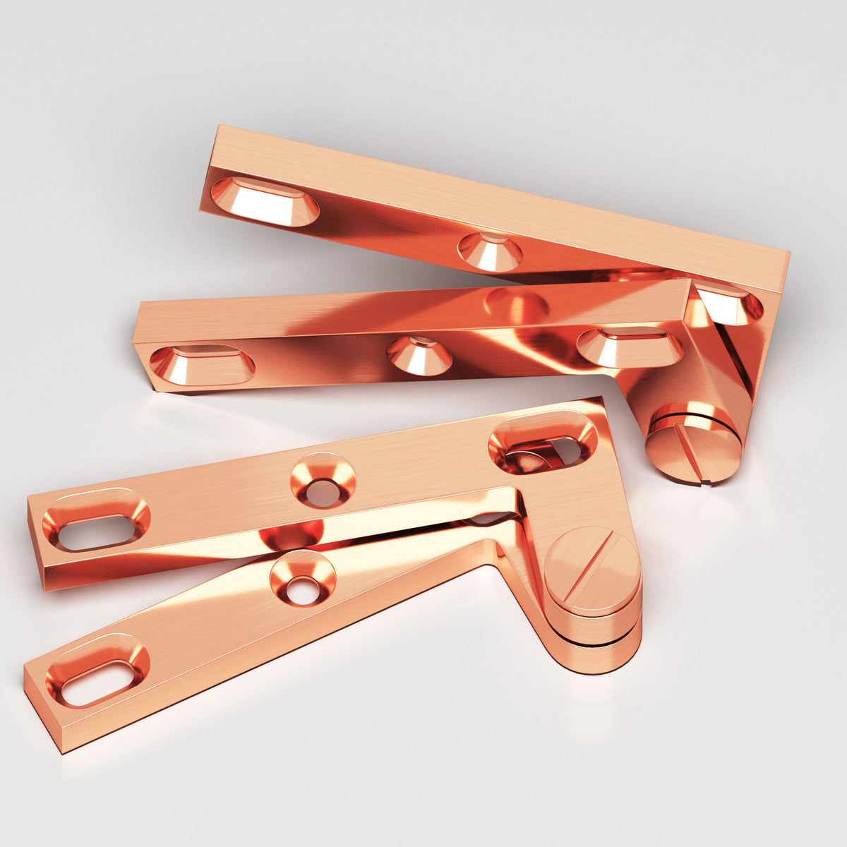 Colonial Bronze 6 Removable Screw Pivot Hinge, 4-3/8 in (Pair) - Satin Copper