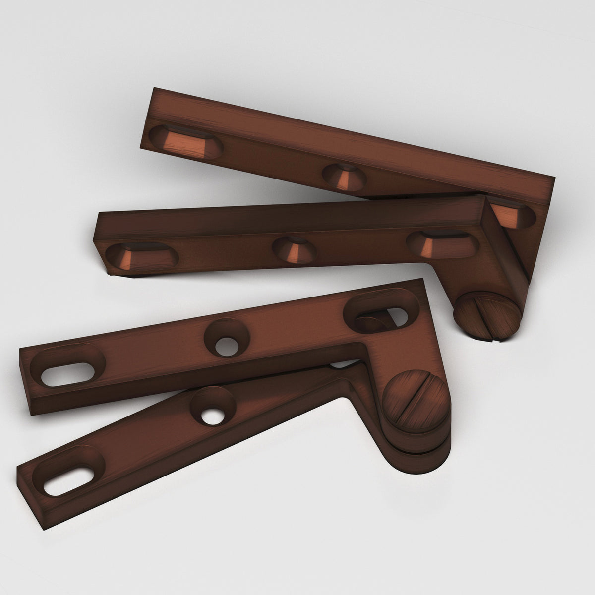 Colonial Bronze 6 Removable Screw Pivot Hinge, 4-3/8 in (Pair) - Matte Antique Copper