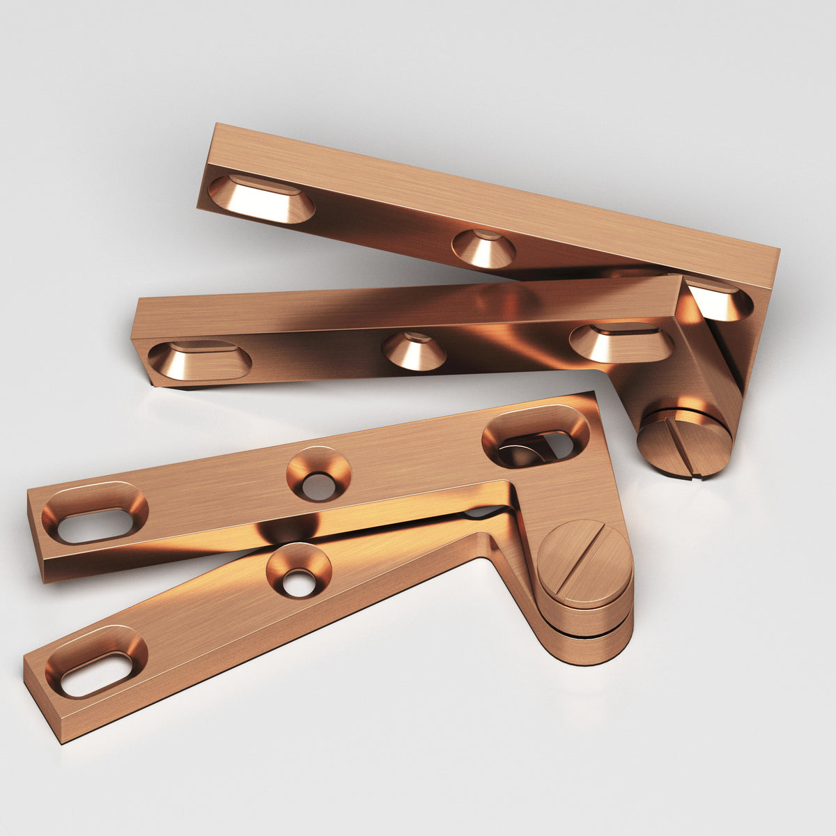 Colonial Bronze 6 Removable Screw Pivot Hinge, 4-3/8 in (Pair) - Satin Bronze