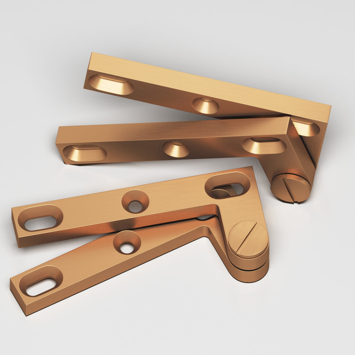 Colonial Bronze 6 Removable Screw Pivot Hinge, 4-3/8 in (Pair) - Matte Satin Bronze