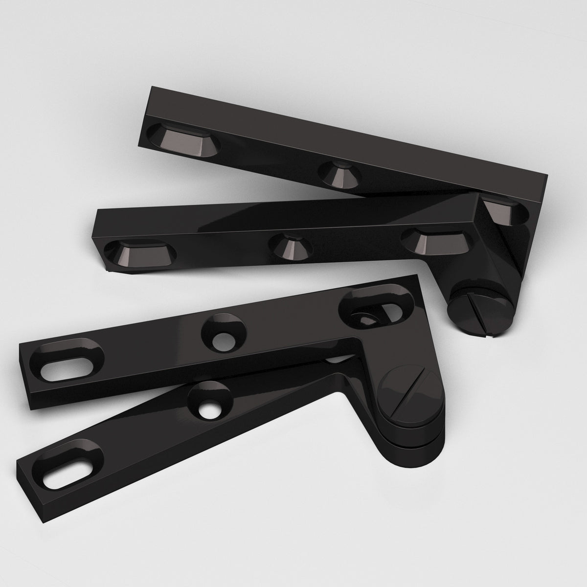 Colonial Bronze 6 Removable Screw Pivot Hinge, 4-3/8 in (Pair) - Satin Black