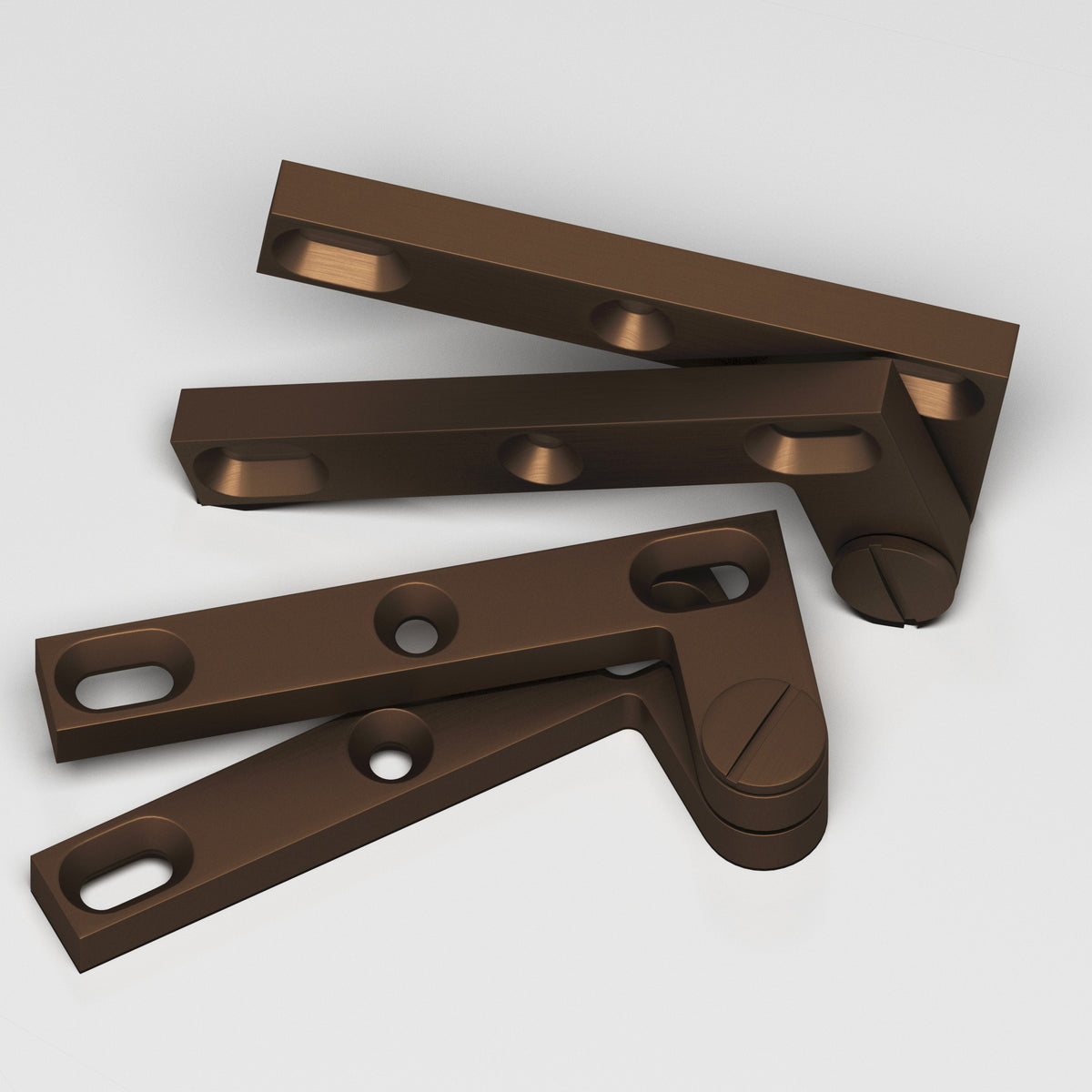 Colonial Bronze 6 Removable Screw Pivot Hinge, 4-3/8 in (Pair) - Matte Oil Rubbed Bronze