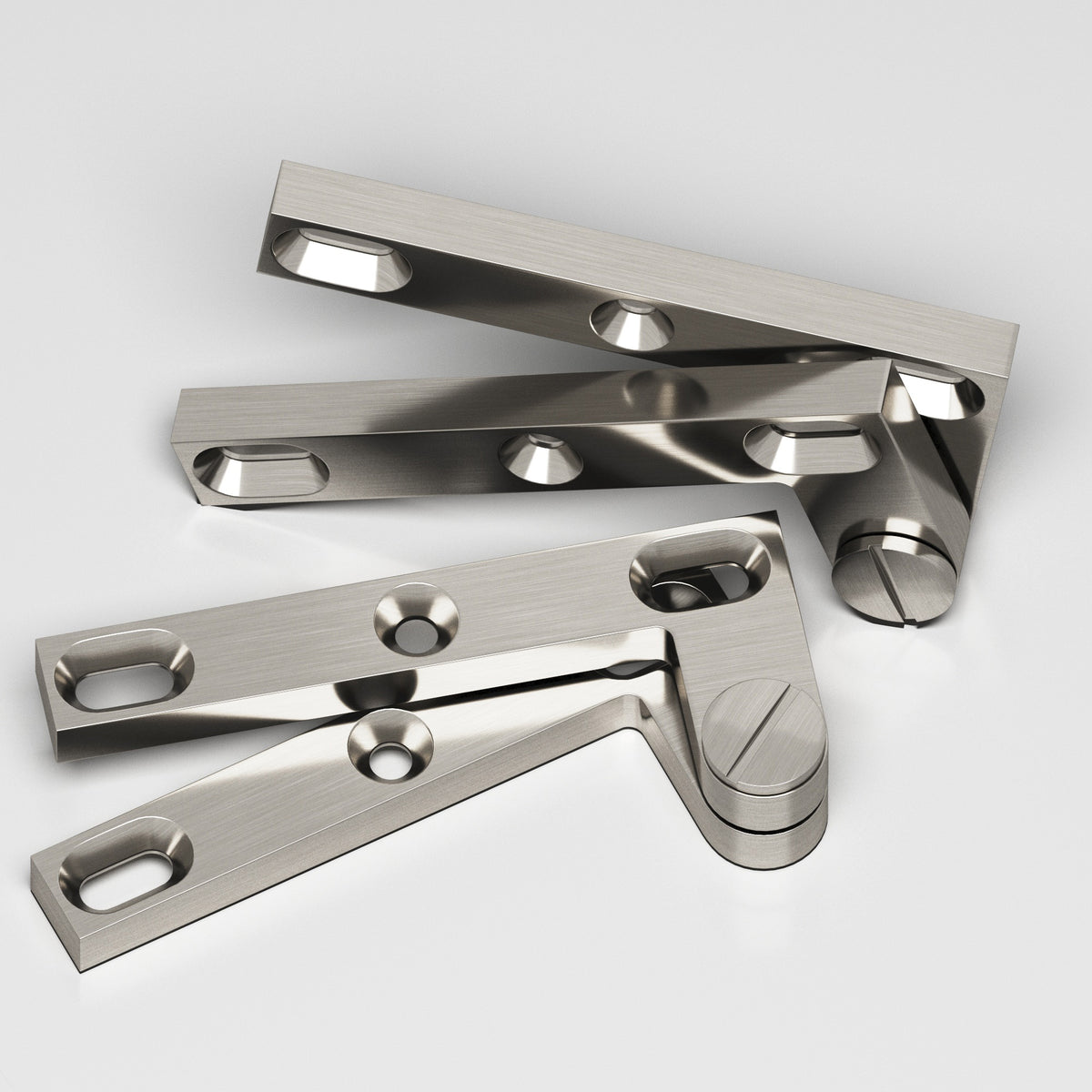 Colonial Bronze 6 Removable Screw Pivot Hinge, 4-3/8 in (Pair) - Satin Nickel
