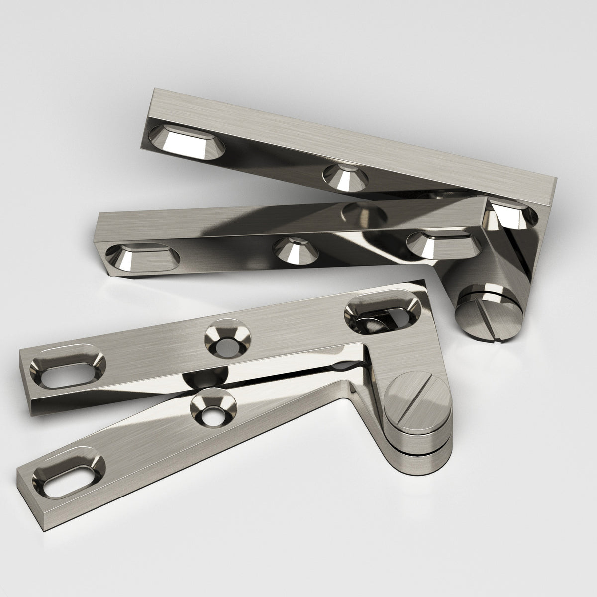 Colonial Bronze 6 Removable Screw Pivot Hinge, 4-3/8 in (Pair) - Nickel Stainless
