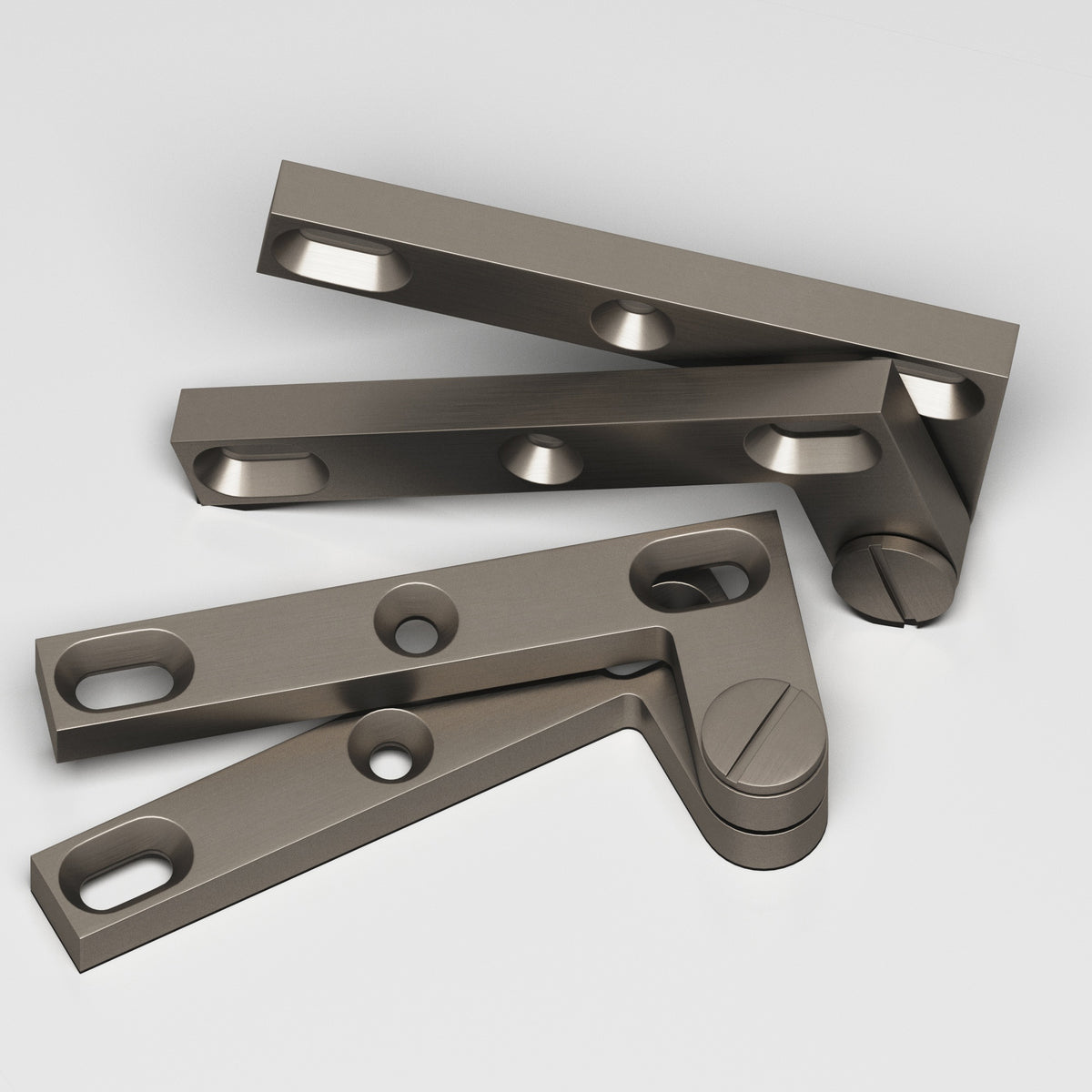 Colonial Bronze 6 Removable Screw Pivot Hinge, 4-3/8 in (Pair) - Matte Pewter