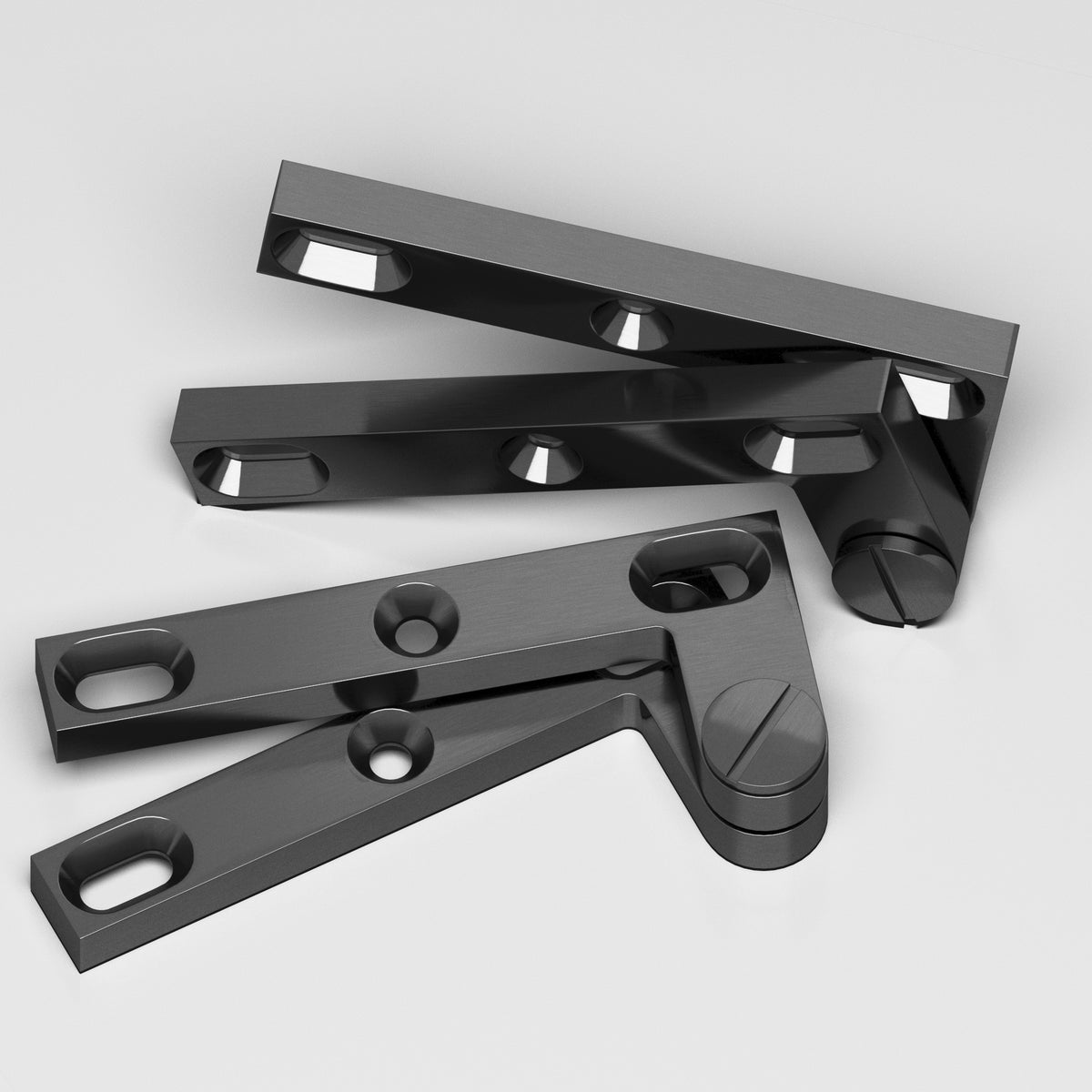 Colonial Bronze 6 Removable Screw Pivot Hinge, 4-3/8 in (Pair) - Graphite