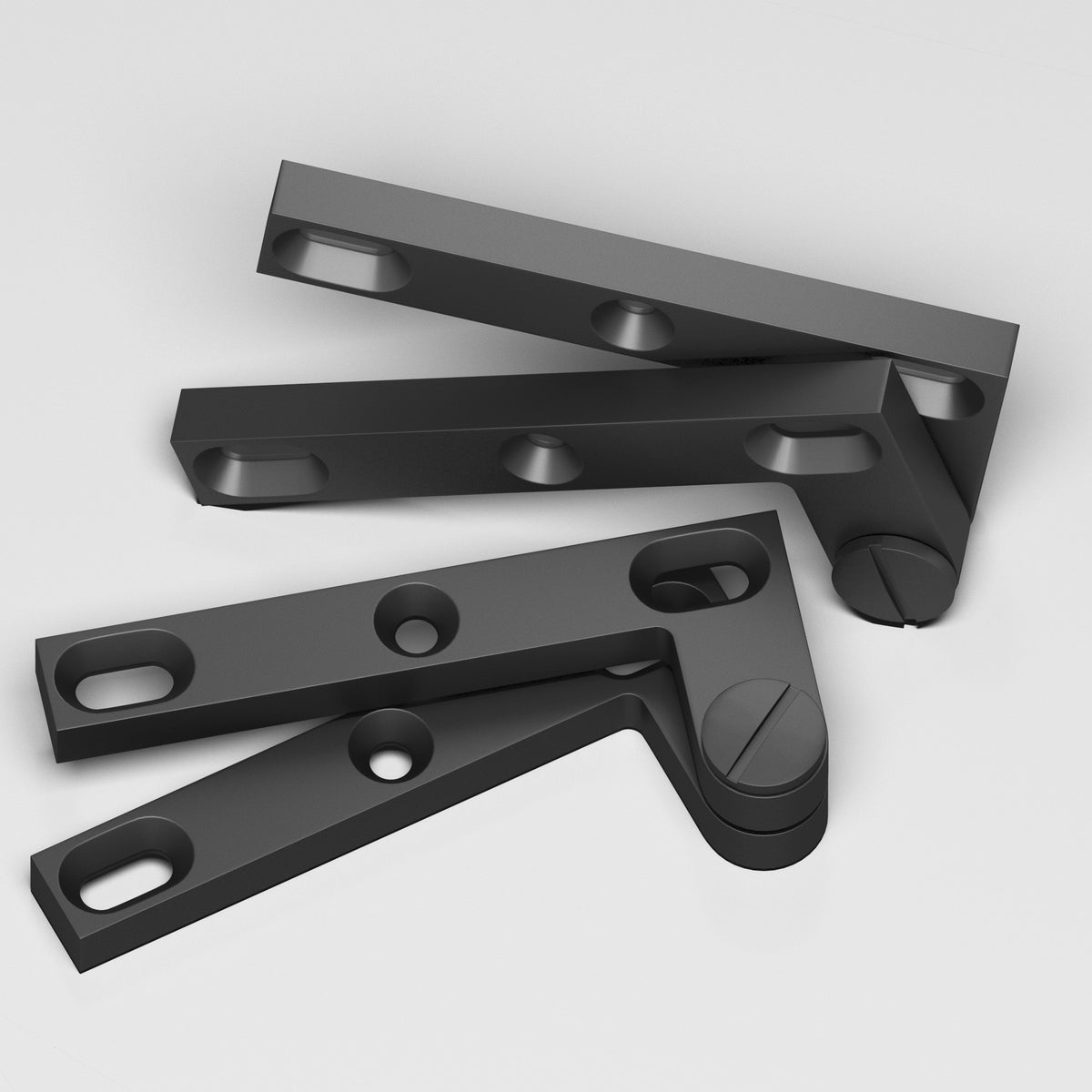 Colonial Bronze 6 Removable Screw Pivot Hinge, 4-3/8 in (Pair) - Matte Graphite