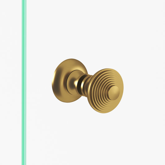 Colonial Bronze 633BB Half-Beehive Back-to-Back Shower Door Knob Kit, 1-1/2 in Diameter