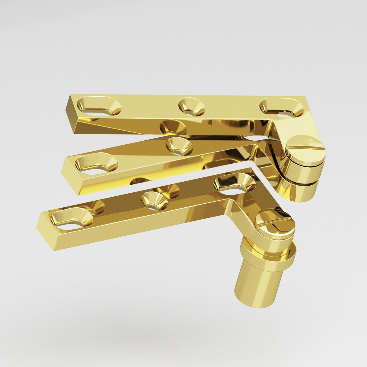 Colonial Bronze 6B Removable Screw Pivot Hinge for #8 Pivot Base (Pair) - Polished Brass