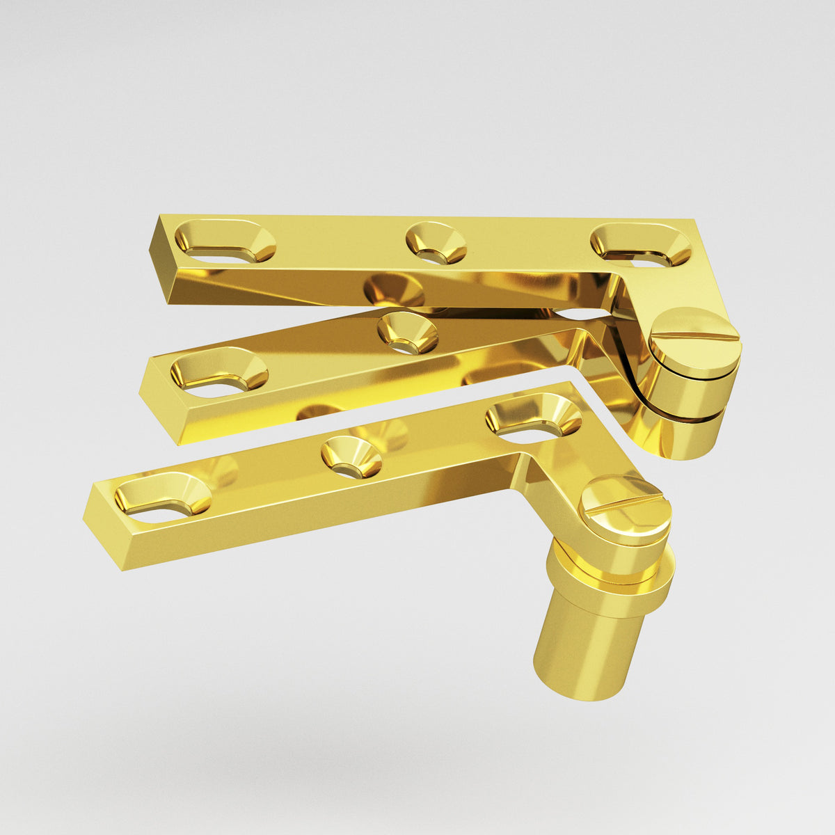 Colonial Bronze 6B Removable Screw Pivot Hinge for #8 Pivot Base (Pair) - French Gold
