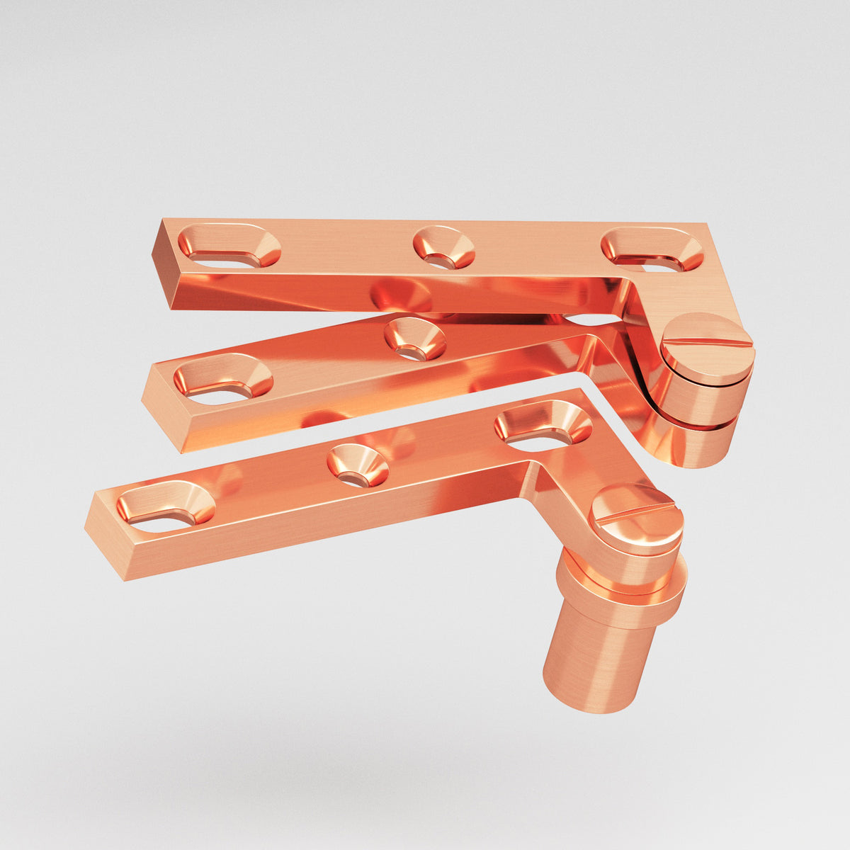 Colonial Bronze 6B Removable Screw Pivot Hinge for #8 Pivot Base (Pair) - Satin Copper