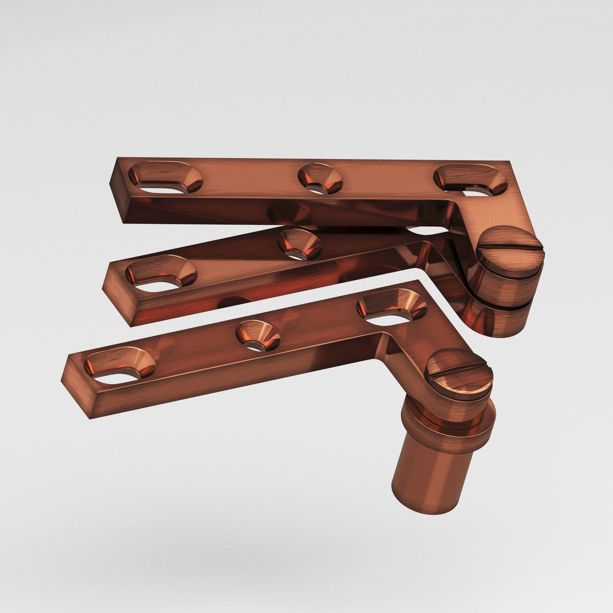 Colonial Bronze 6B Removable Screw Pivot Hinge for #8 Pivot Base (Pair) - Antique Copper