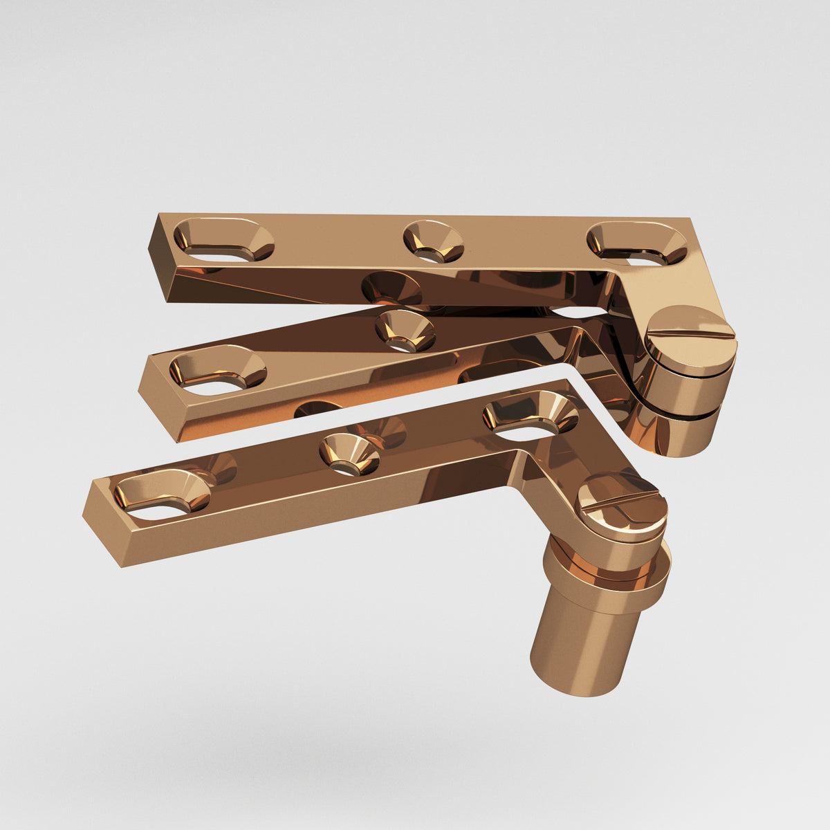 Colonial Bronze 6B Removable Screw Pivot Hinge for #8 Pivot Base (Pair) - Polished Bronze