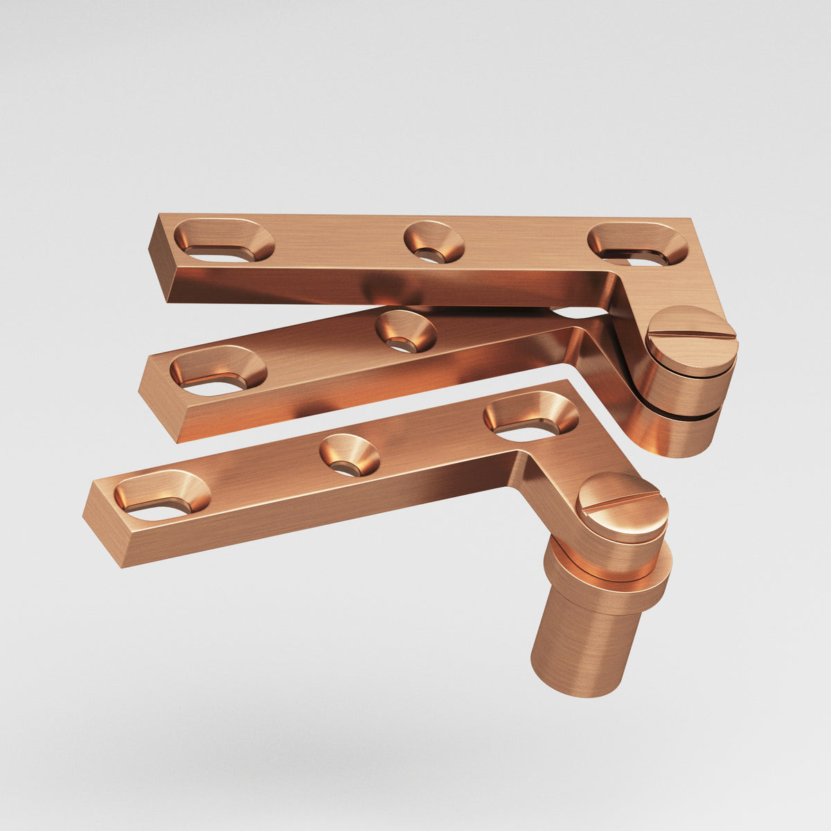 Colonial Bronze 6B Removable Screw Pivot Hinge for #8 Pivot Base (Pair) - Satin Bronze