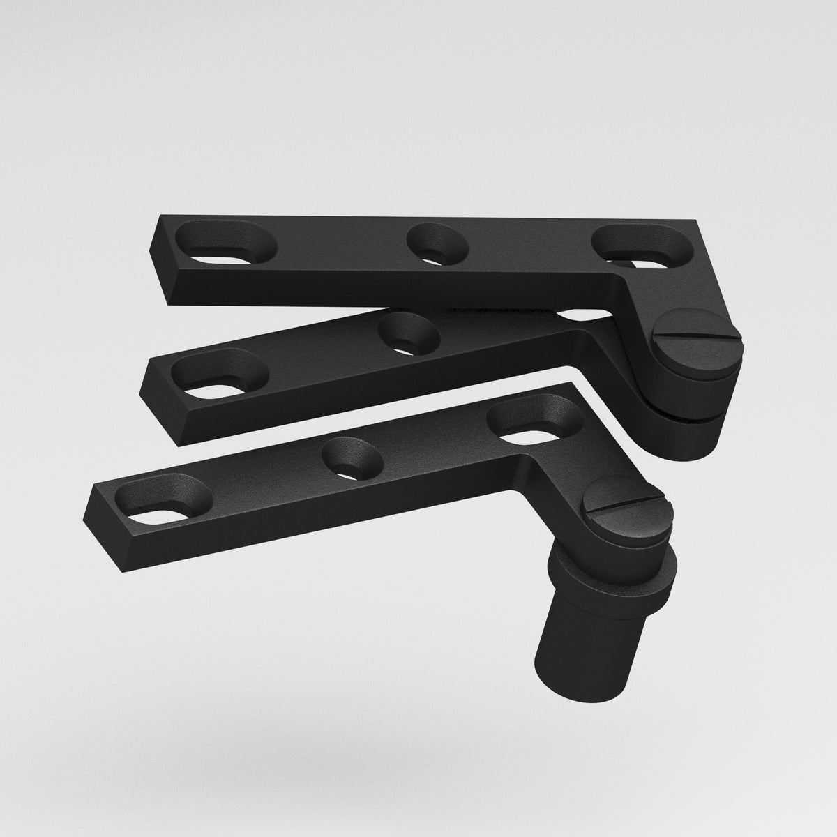 Colonial Bronze 6B Removable Screw Pivot Hinge for #8 Pivot Base (Pair) - Frost Black™