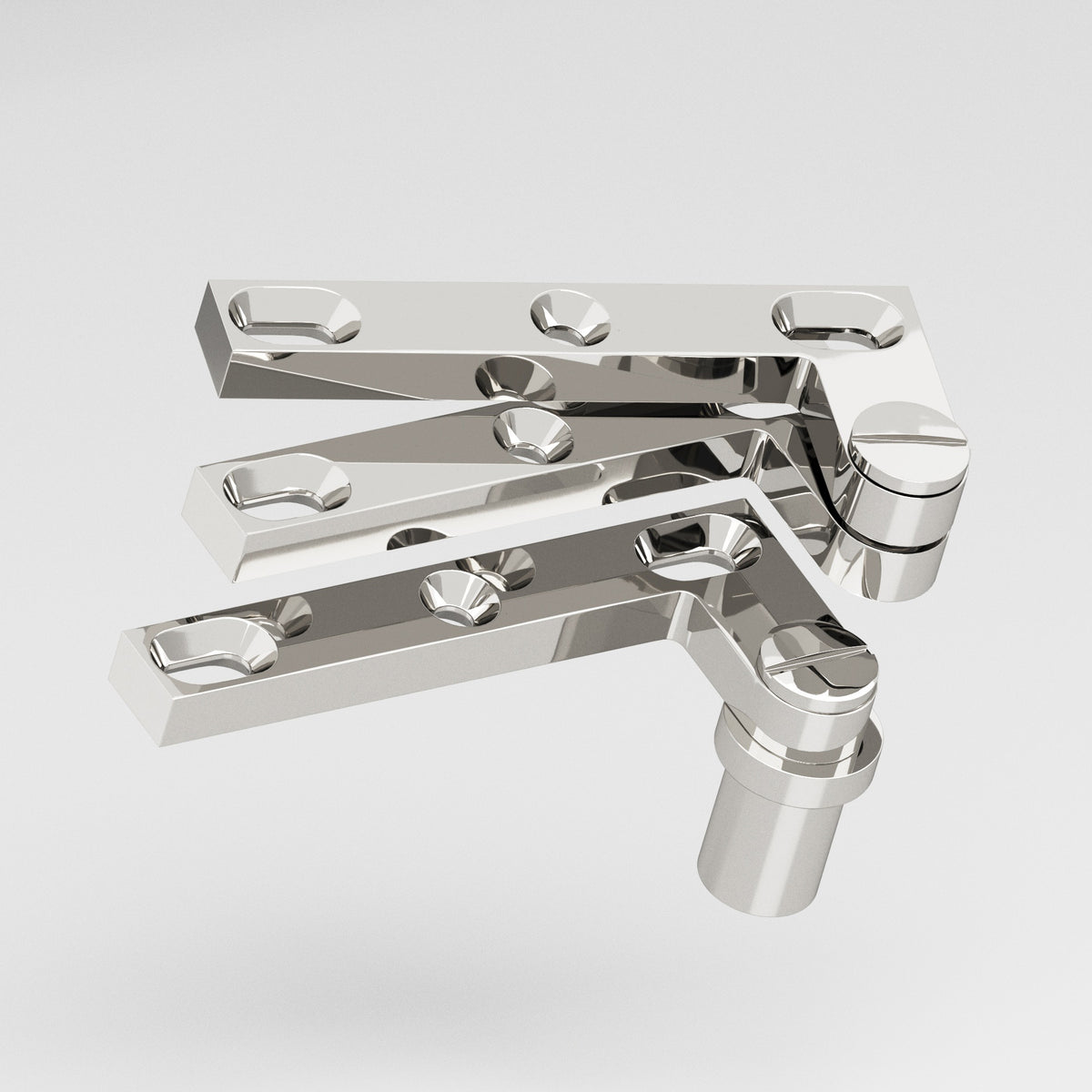 Colonial Bronze 6B Removable Screw Pivot Hinge for #8 Pivot Base (Pair) - Polished Nickel