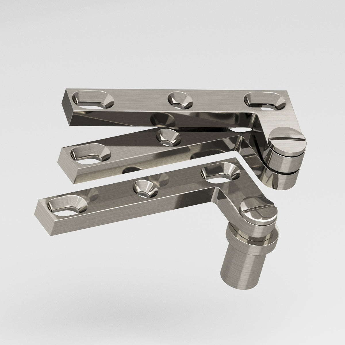 Colonial Bronze 6B Removable Screw Pivot Hinge for #8 Pivot Base (Pair) - Nickel Stainless