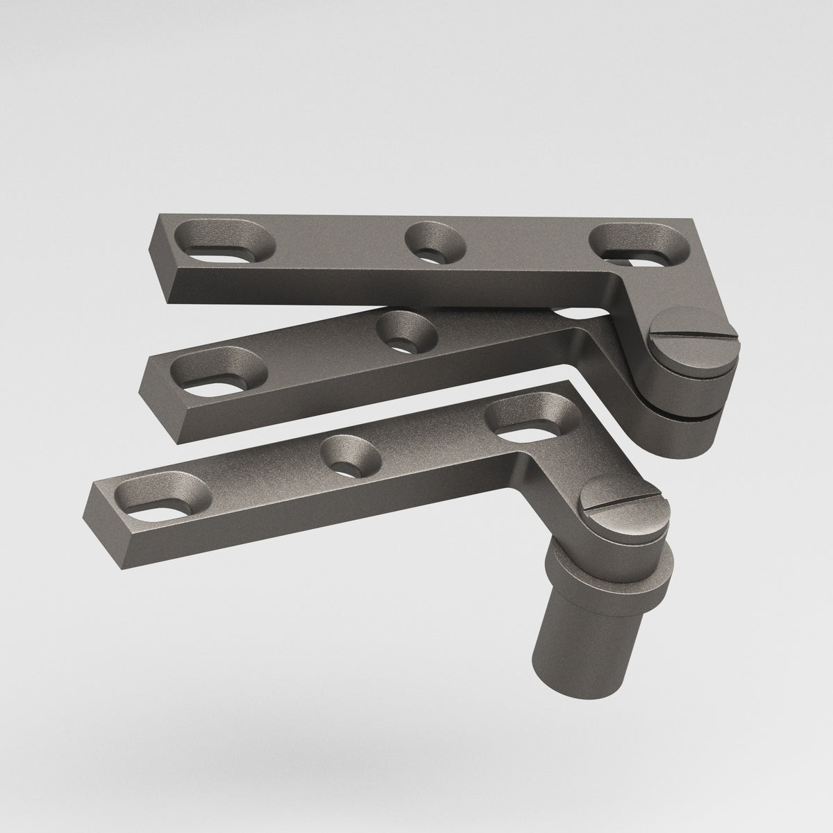 Colonial Bronze 6B Removable Screw Pivot Hinge for #8 Pivot Base (Pair) - Frost Nickel™
