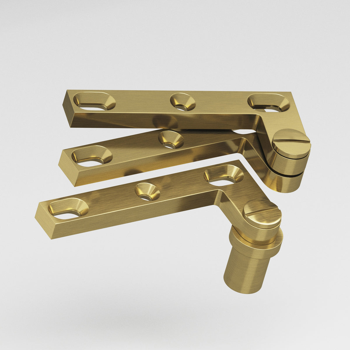 Colonial Bronze 6B Removable Screw Pivot Hinge for #8 Pivot Base (Pair) - Antique Brass
