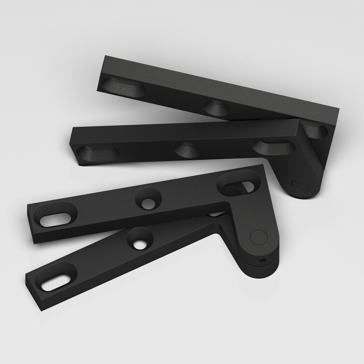 Colonial Bronze 6FH Removable Flat-Head Pin Pivot Hinge, 4-3/8 in (Pair) - Frost Black™