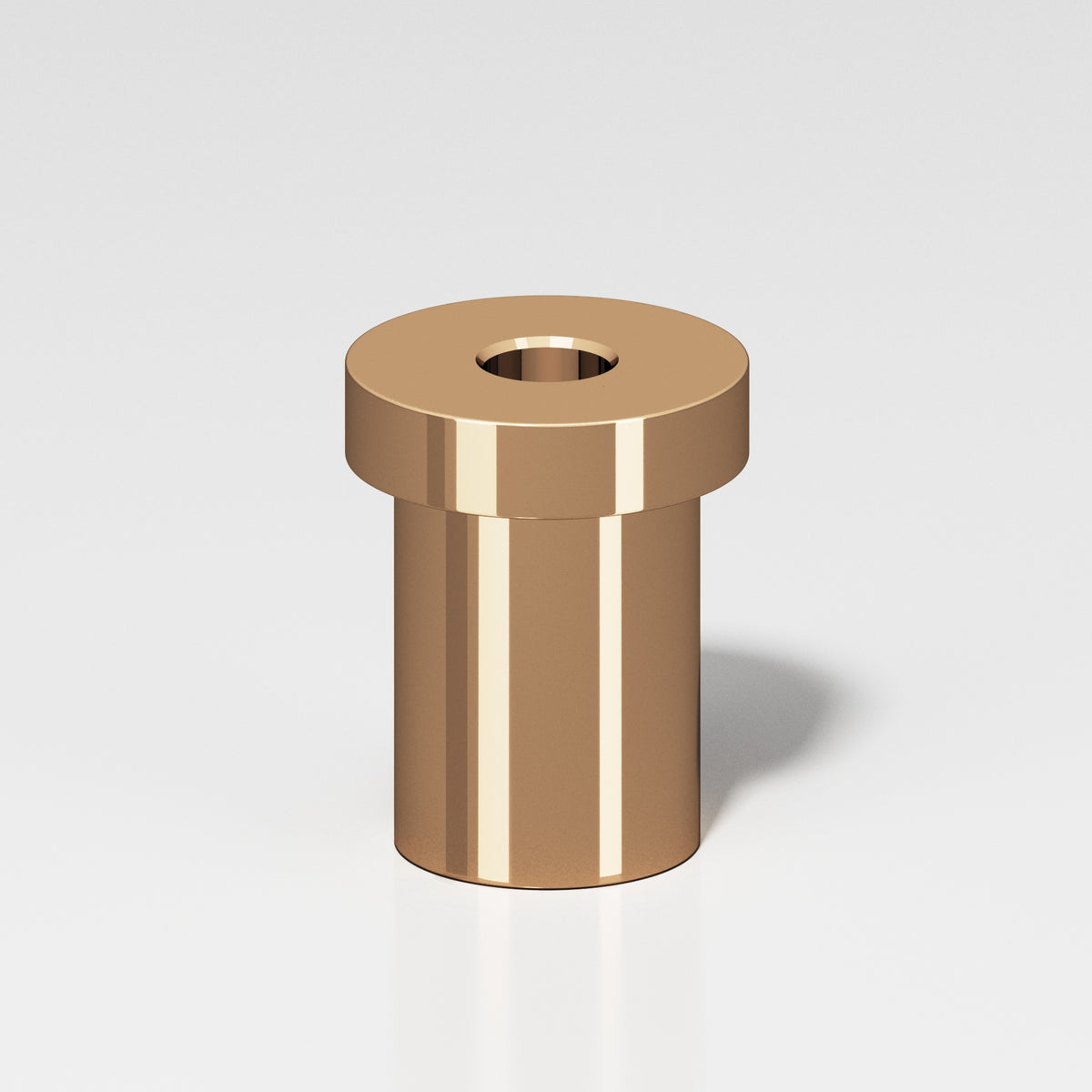 Colonial Bronze 8 Pivot Hinge Floor Base for 6B and 6FHB Hinges - Polished Bronze