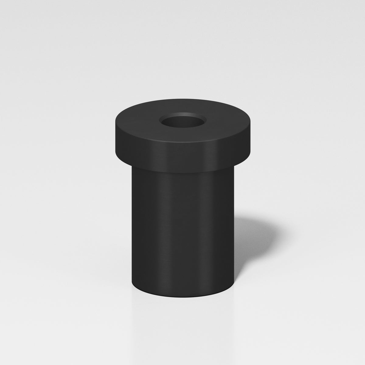 Colonial Bronze 8 Pivot Hinge Floor Base for 6B and 6FHB Hinges - Matte Satin Black
